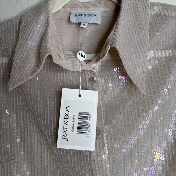 Rat Boa Celine Sequin Shirt - Picture 9 of 9